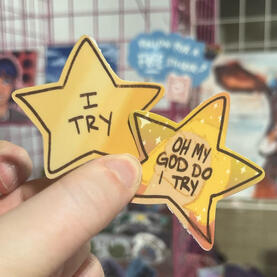 I Try Sticker Set