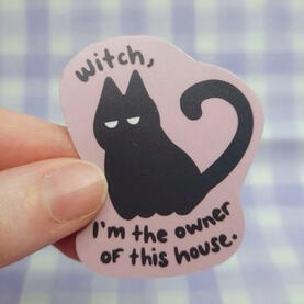 Owner Cat Sticker